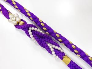 正絹　振袖用　手組帯締め